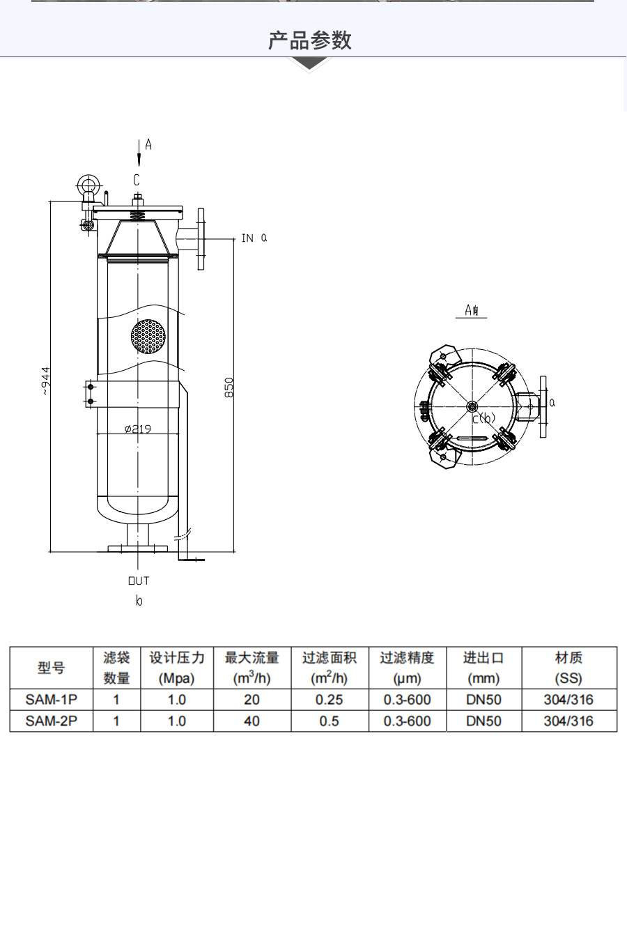 单袋式过滤器